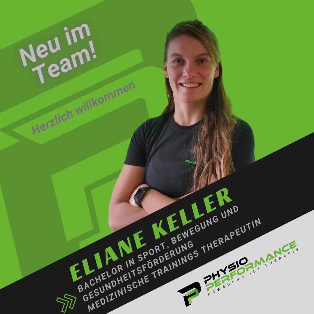 Eliane Keller, neu im Team der Physio Performance Hochdorf!